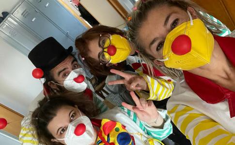 Prima uscita post pandemia per i clown di corsia dell'associazione Vip Orvieto